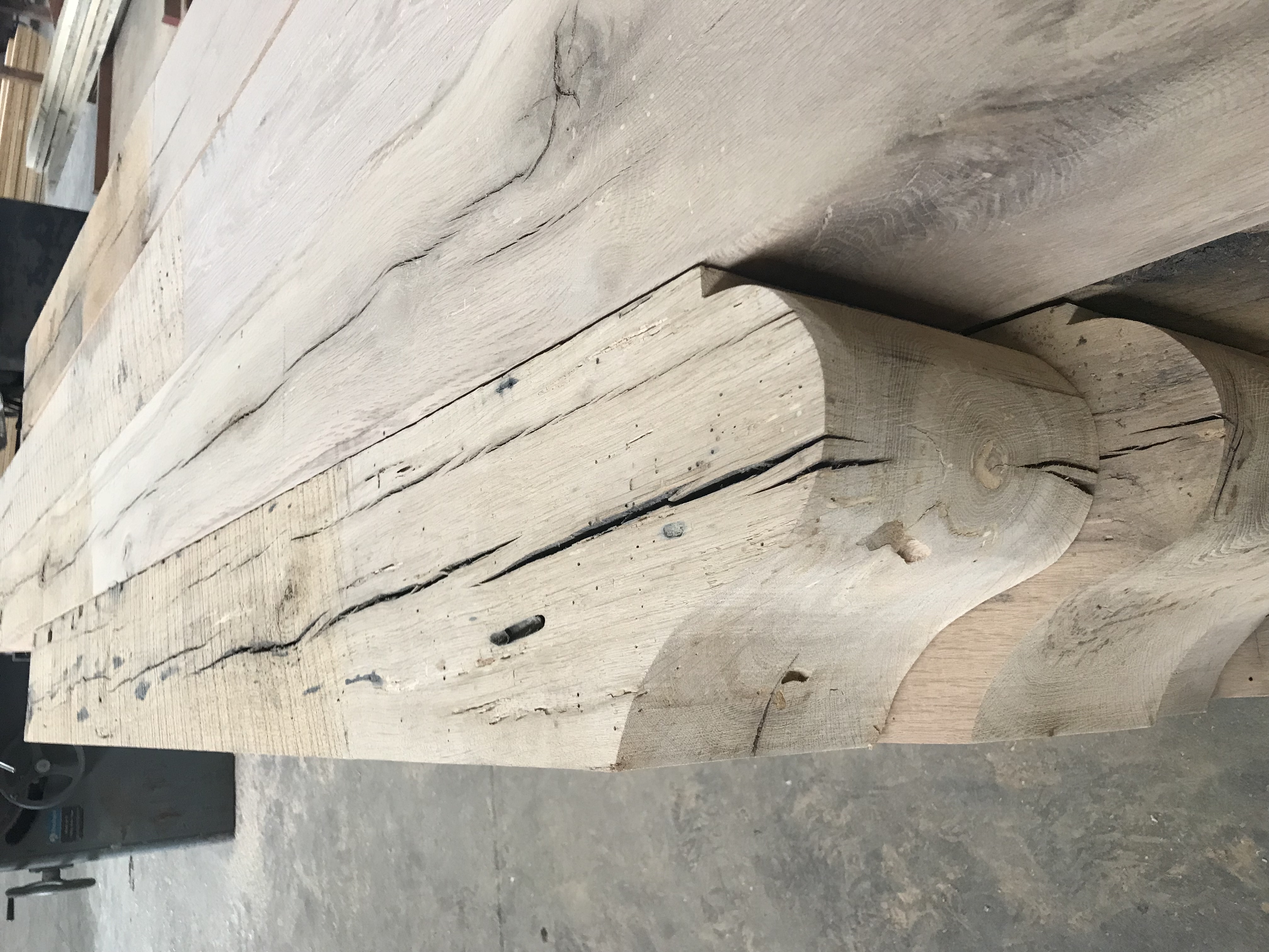 white oak beam